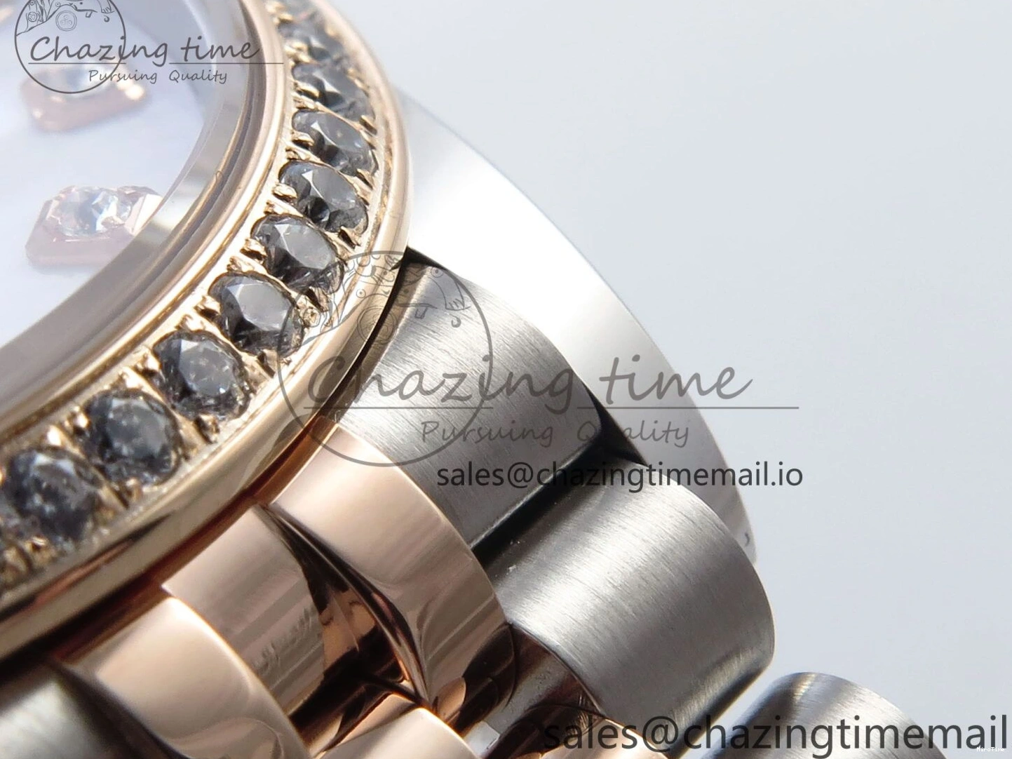 MiroTime 0324 DateJust 31 278381RBR ARF 1:1 Best Edition 904L Steel White Diamonds Dial Diamonds Bezel on SS RG Jubilee Bracelet ETA Versatile 392